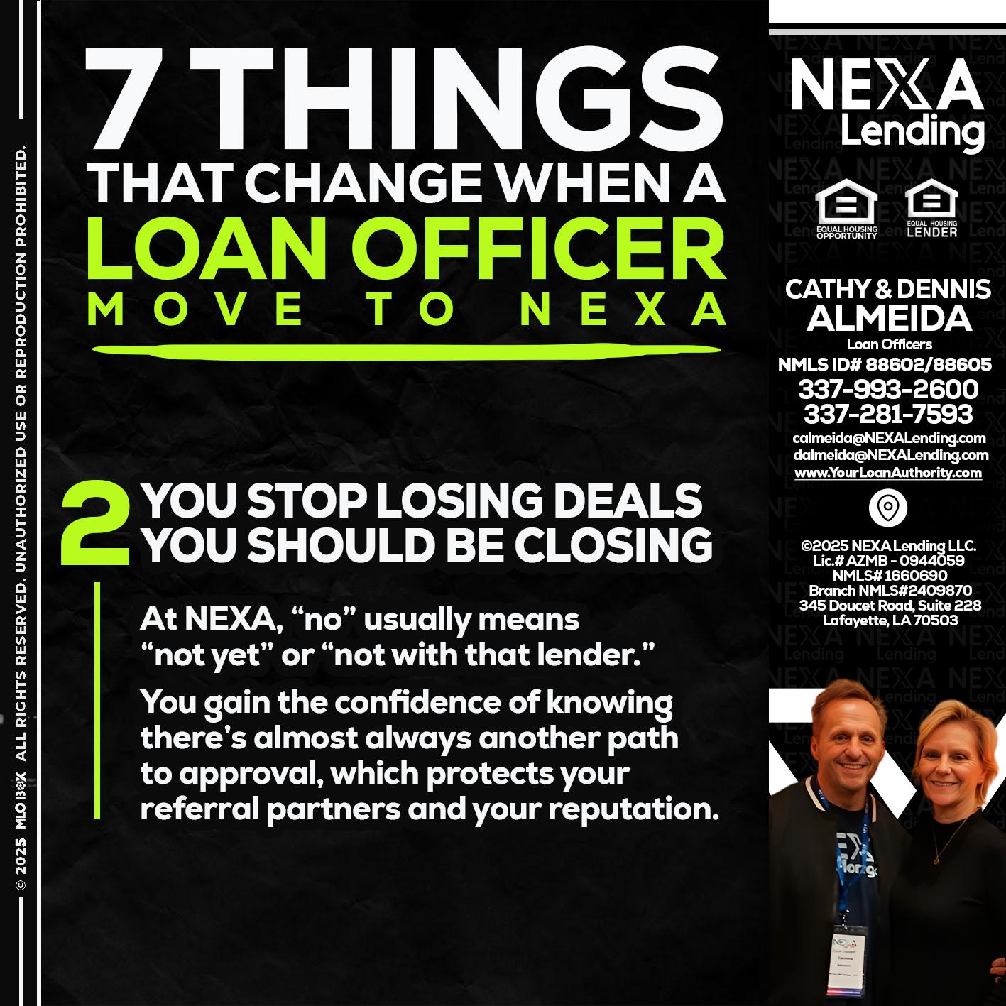 7 THINGS (2) - Dennis Almeida -Mortgage Loan Officer