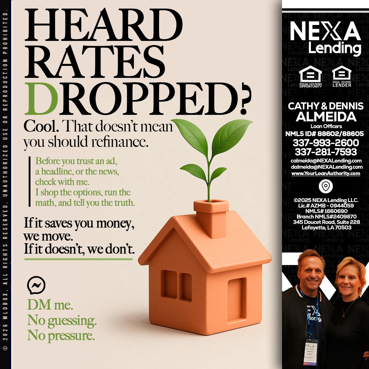 HEARD RATES - Dennis Almeida -Mortgage Loan Officer