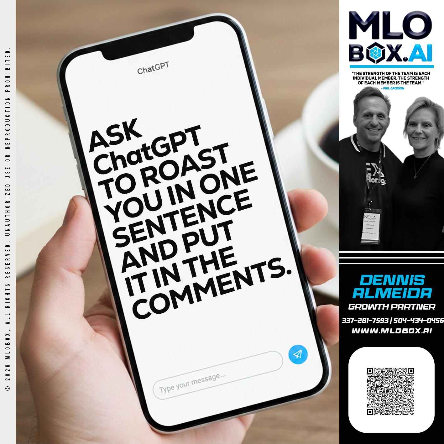 ASK CHAT GPT - Dennis Almeida -Mortgage Loan Officer