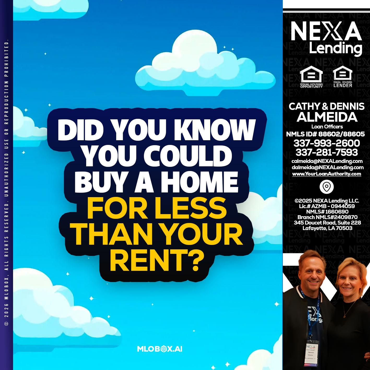 DID YOU KNOW - Dennis Almeida -Mortgage Loan Officer