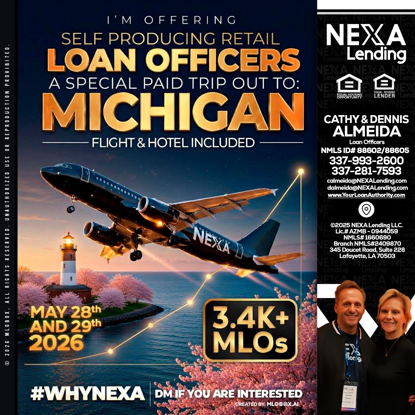 MICHIGAN TRIP - Dennis Almeida -Mortgage Loan Officer