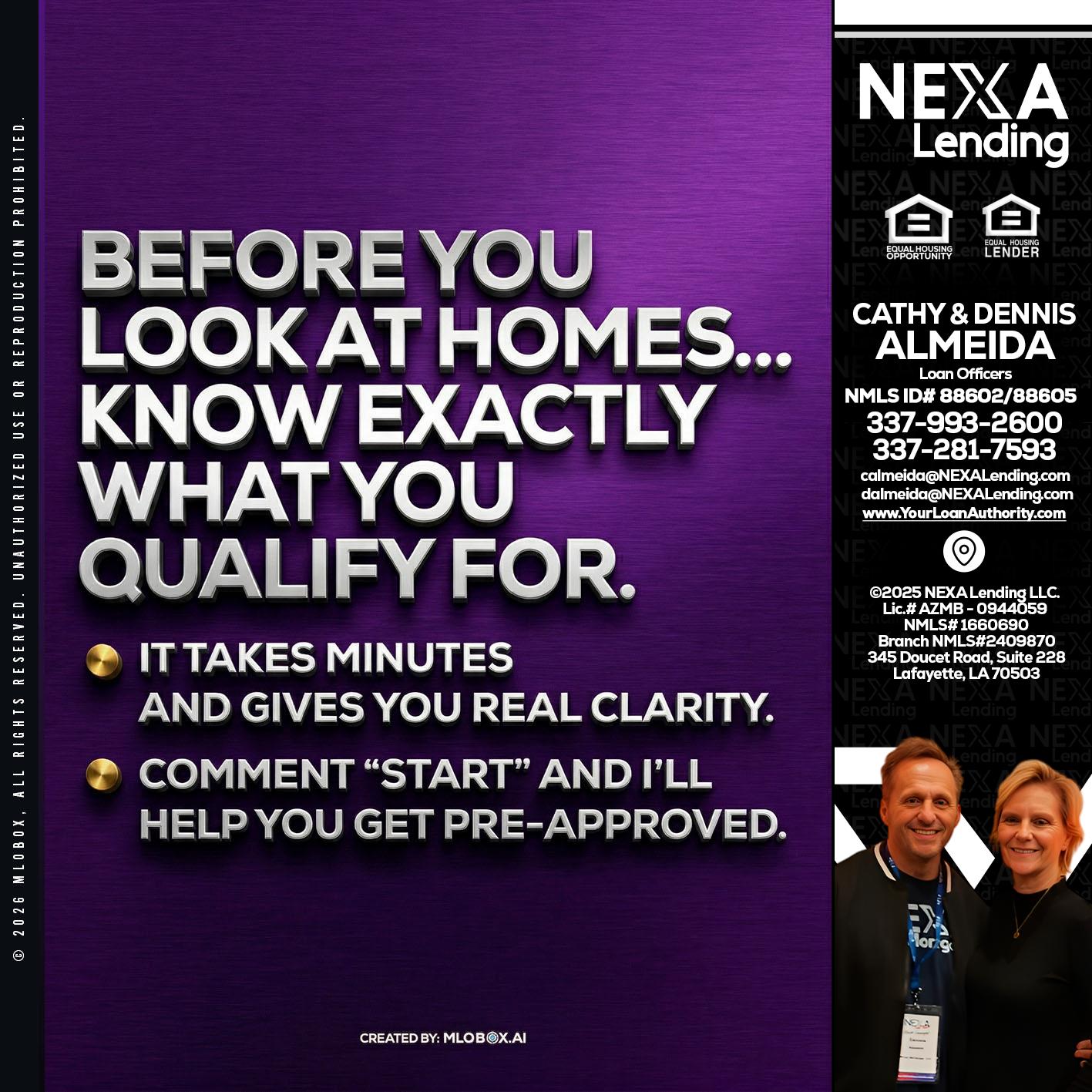 BEFORE YOU - Dennis Almeida -Mortgage Loan Officer