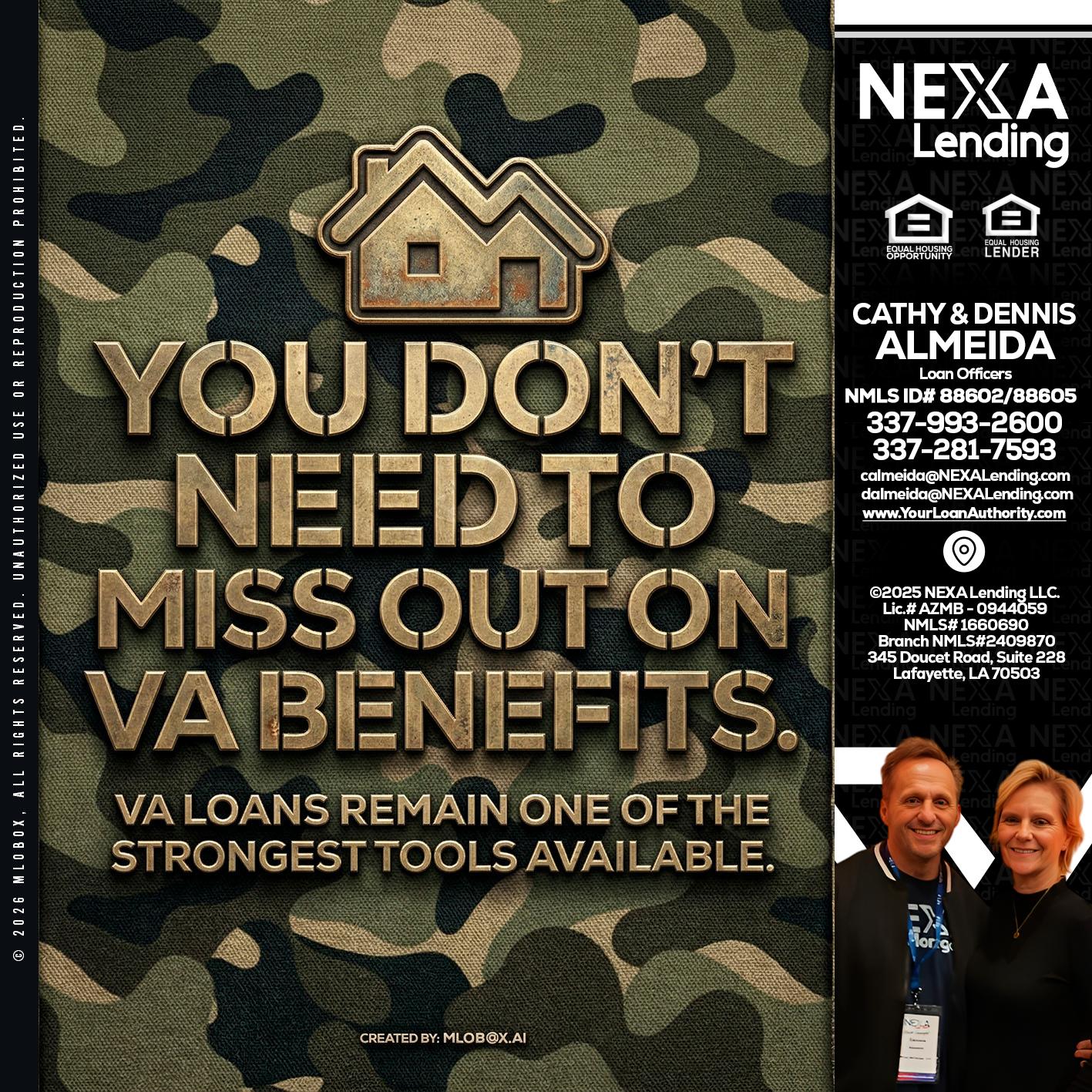 you don't need - Dennis Almeida -Mortgage Loan Officer