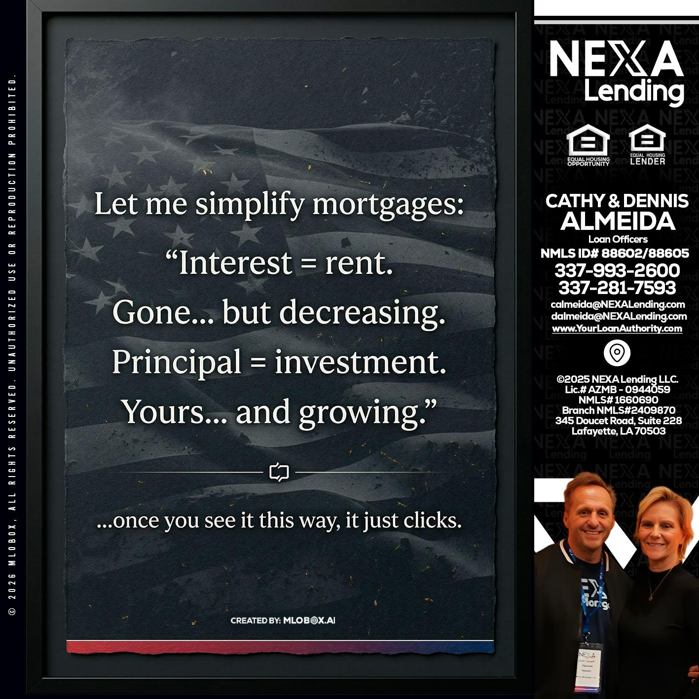 LET ME SIMPLIFY - Dennis Almeida -Mortgage Loan Officer