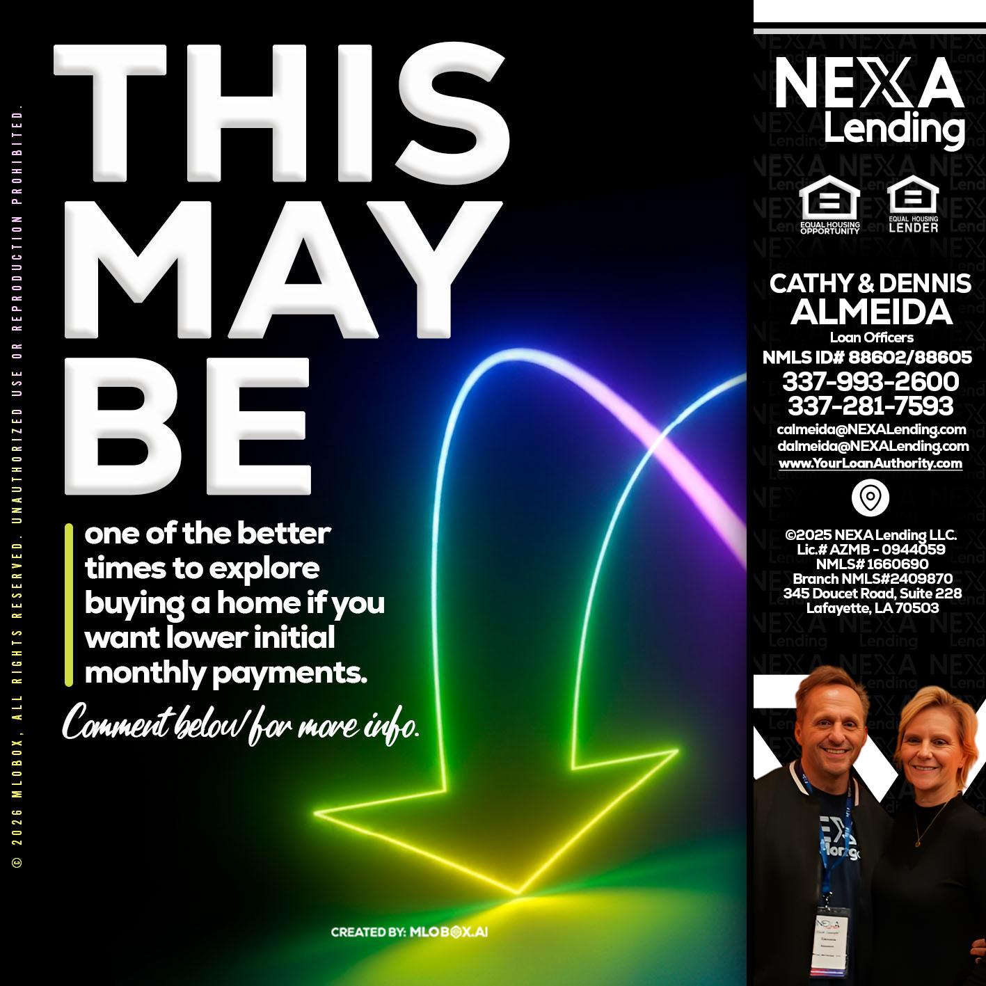 THIS MAY BE - Dennis Almeida -Mortgage Loan Officer