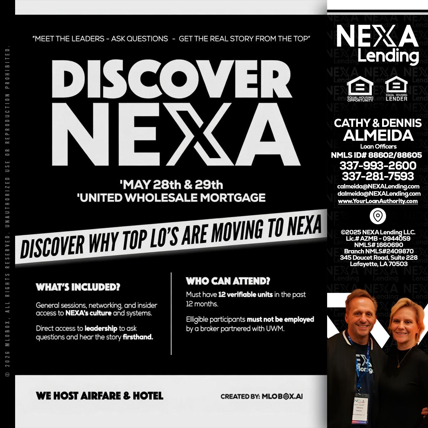 DISCOVER NEXA - Dennis Almeida -Mortgage Loan Officer