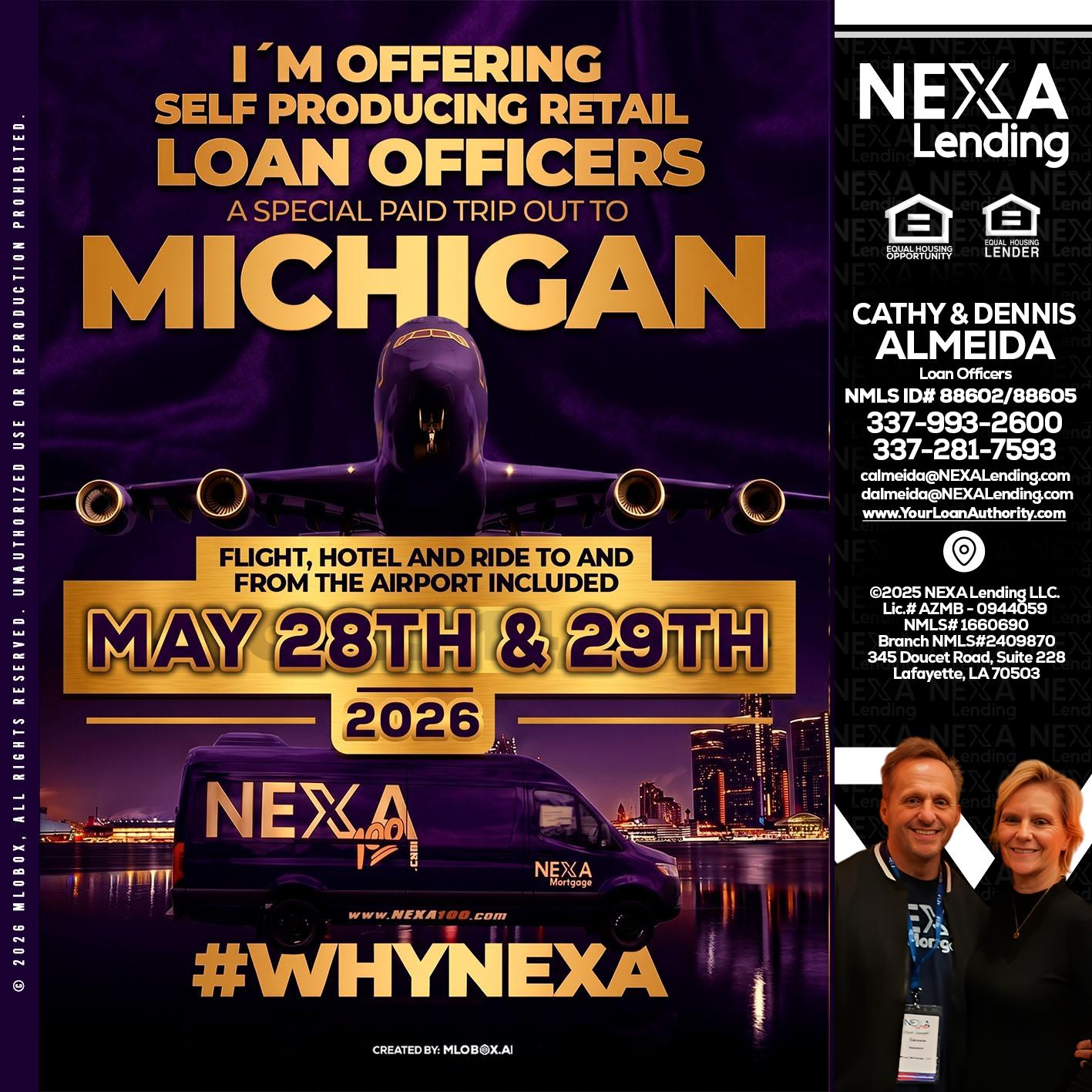 MICHIGAN - Dennis Almeida -Mortgage Loan Officer