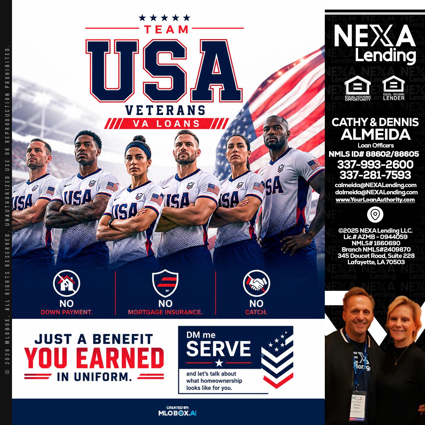 USA TEAM - Dennis Almeida -Mortgage Loan Officer