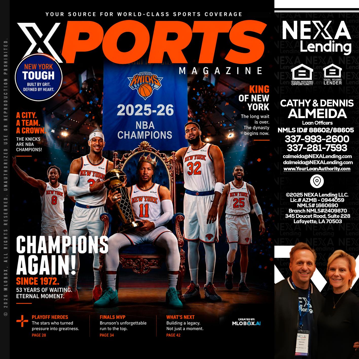 XPORTS MAGAZINE - Dennis Almeida -Mortgage Loan Officer