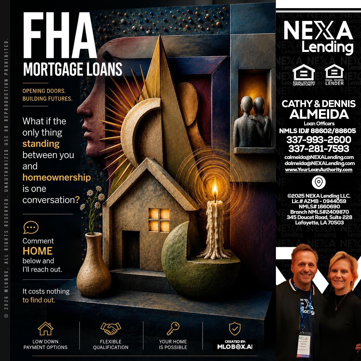 FHA - Dennis Almeida -Mortgage Loan Officer