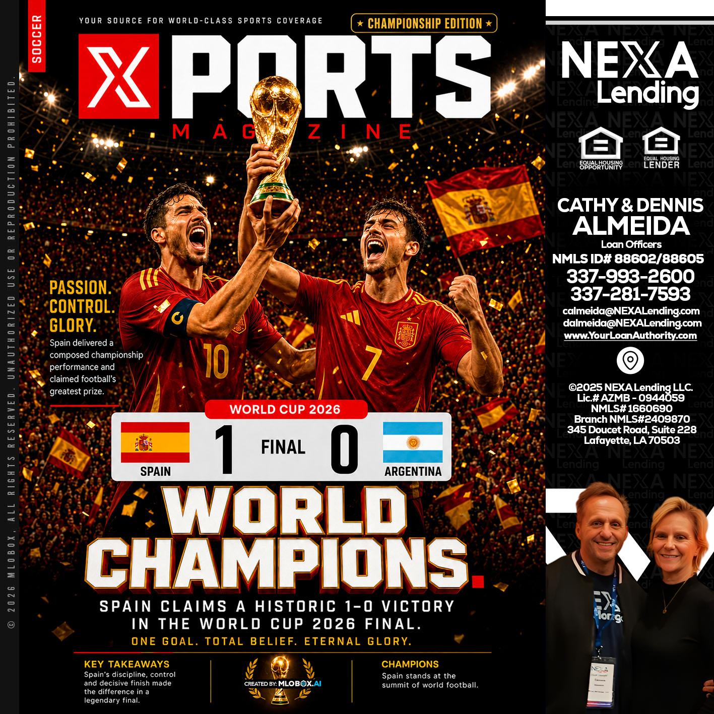 SPAIN CHAMPION - Dennis Almeida -Mortgage Loan Officer