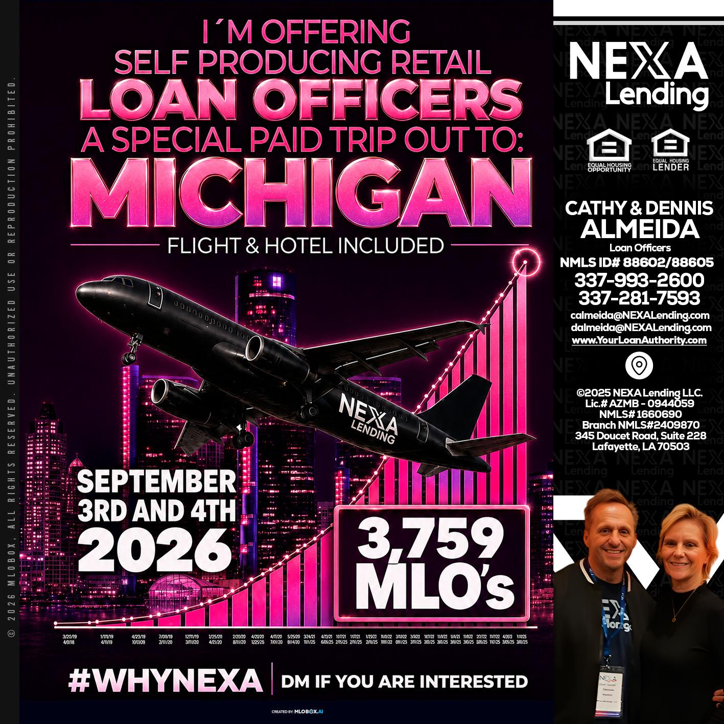 MICHIGAN TRIP - Dennis Almeida -Mortgage Loan Officer