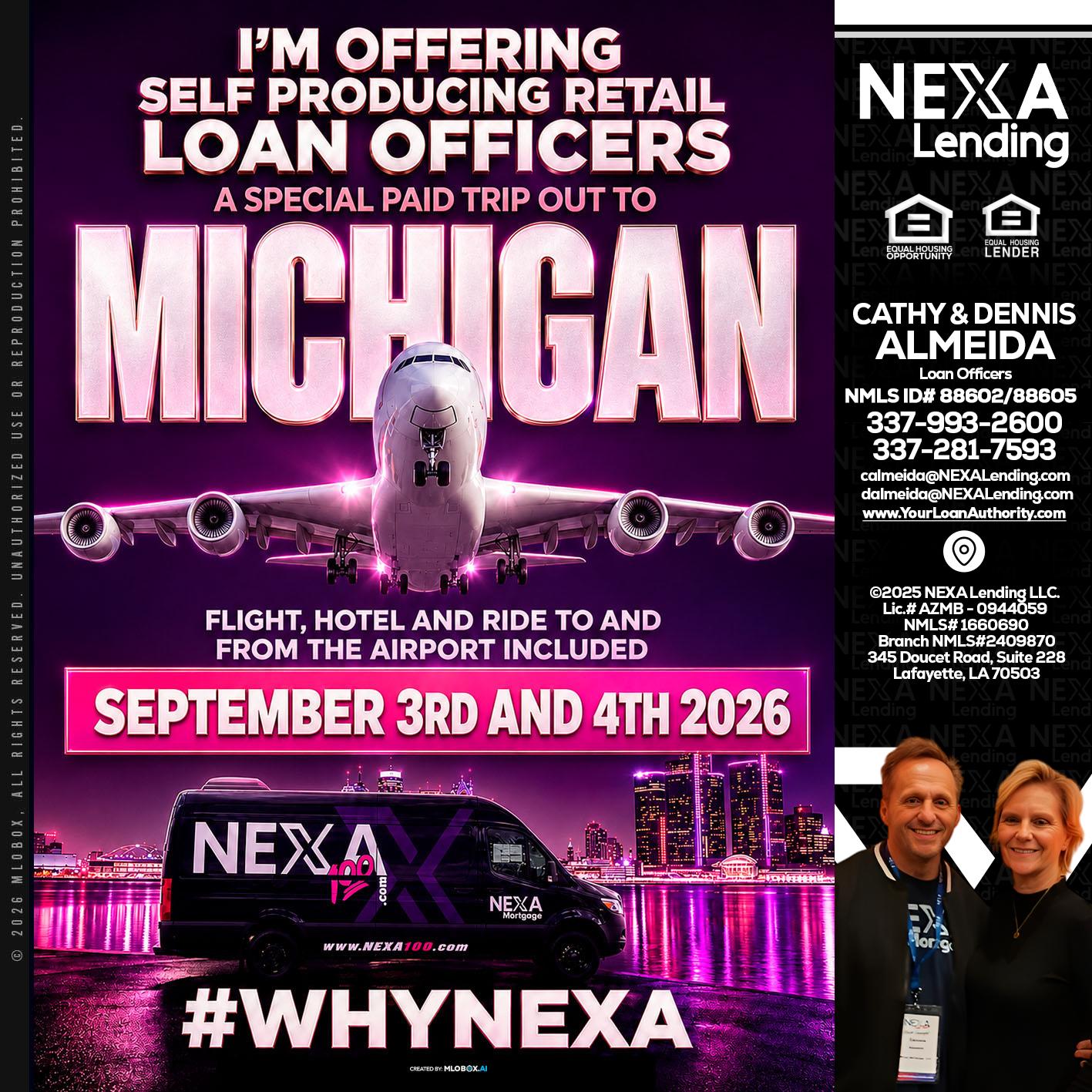 MICHIGAN TRIP - Dennis Almeida -Mortgage Loan Officer