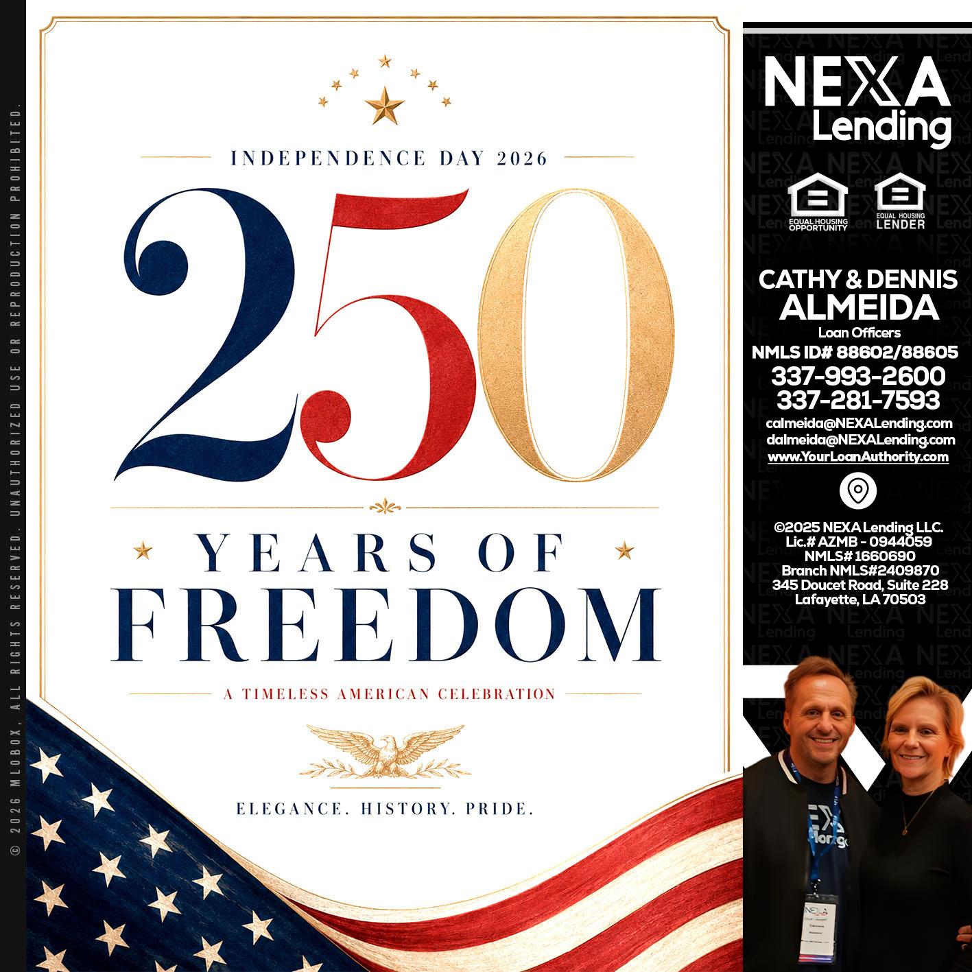 250 YEARS - Dennis Almeida -Mortgage Loan Officer