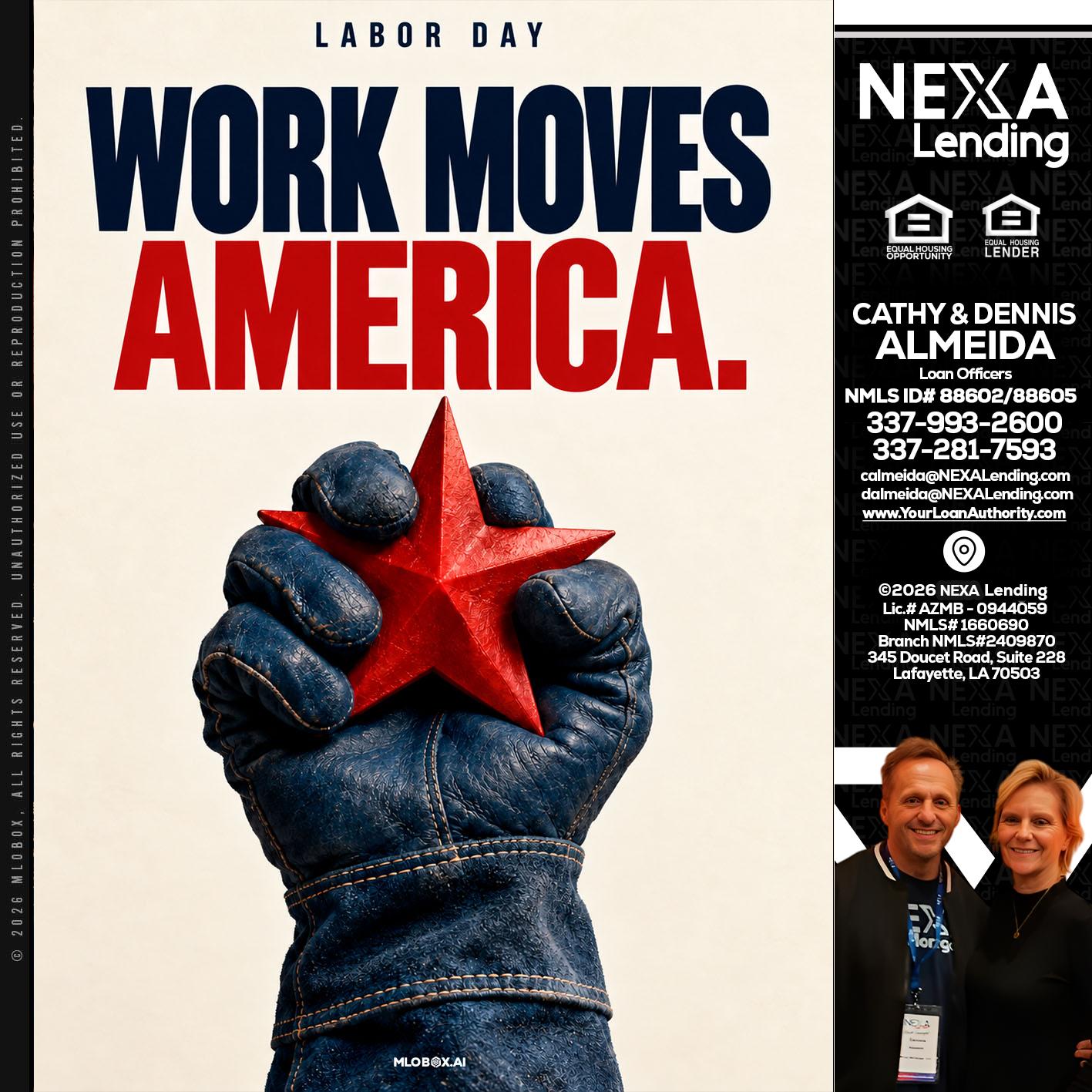 WORKS MOVES AMERICA - Dennis Almeida -Mortgage Loan Officer