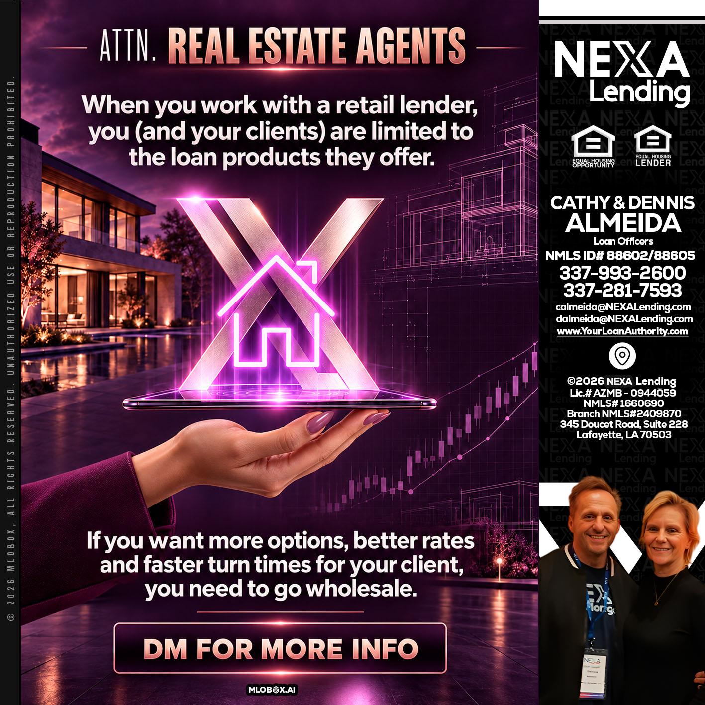 REAL ESTATE AGENTS - Dennis Almeida -Mortgage Loan Officer