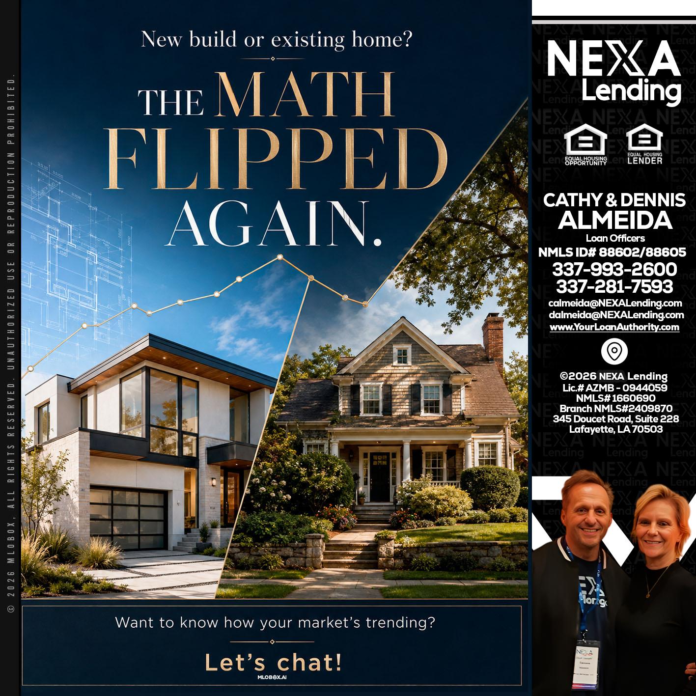 THE MATH FLIPED - Dennis Almeida -Mortgage Loan Officer