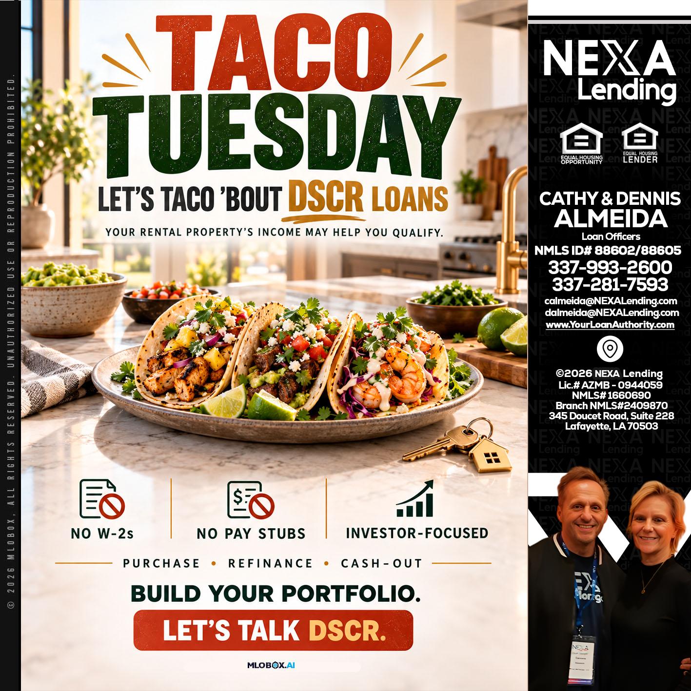 TACO TUESDAY - Dennis Almeida -Mortgage Loan Officer