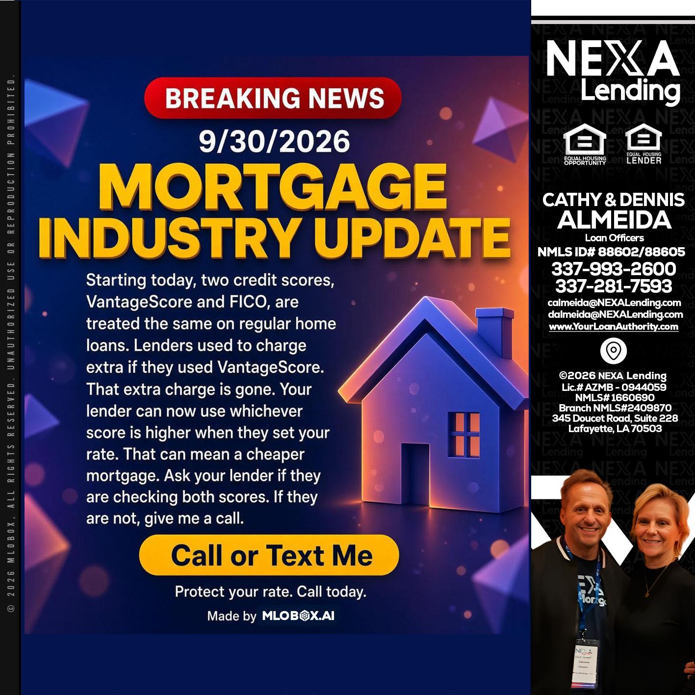 BREAKING NEWS - Dennis Almeida -Mortgage Loan Officer