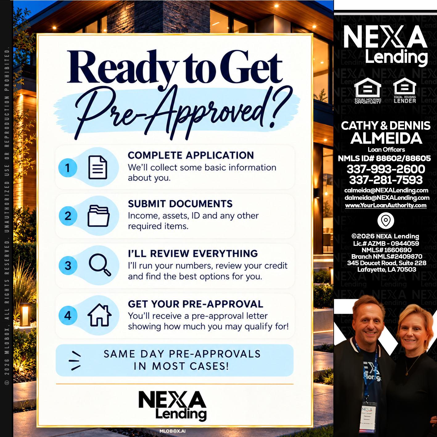 ready to get - Dennis Almeida -Mortgage Loan Officer