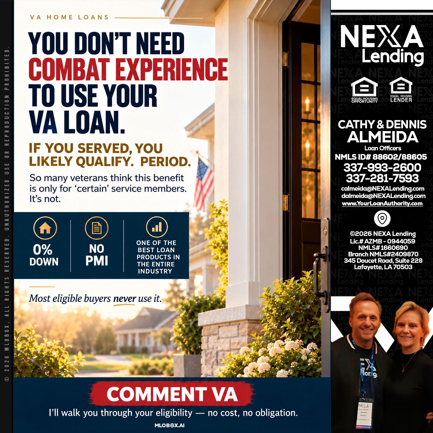 YOU DONT NEED - Dennis Almeida -Mortgage Loan Officer